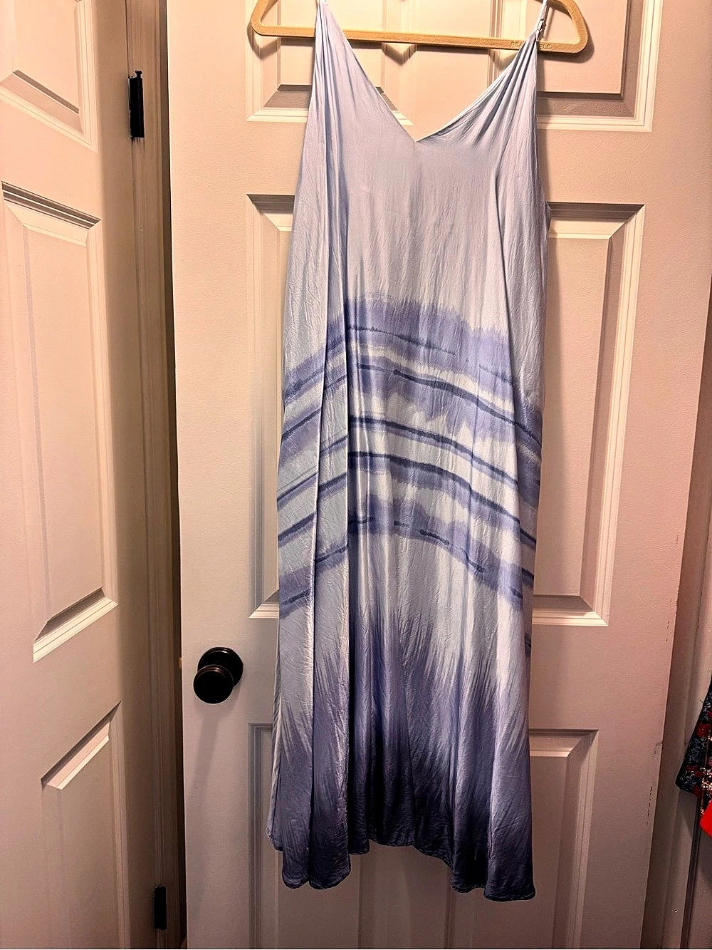 Talbots Haven Blue & White Maxi Dress